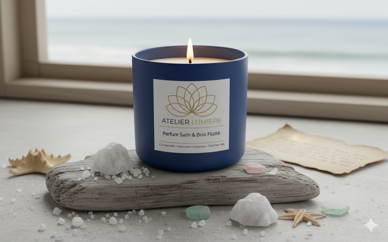 Bougie parfumée Bois Salin